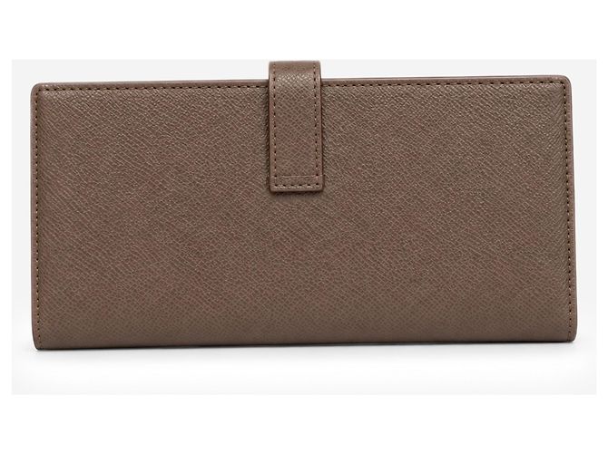 Béarn Hermès Cartera Bearn de piel Epsom Etoupe - vista 2