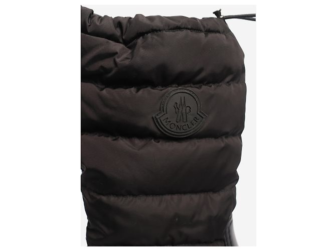 Moncler Botas de lluvia acolchadas Ginette negras - size EU 39 - vista 4