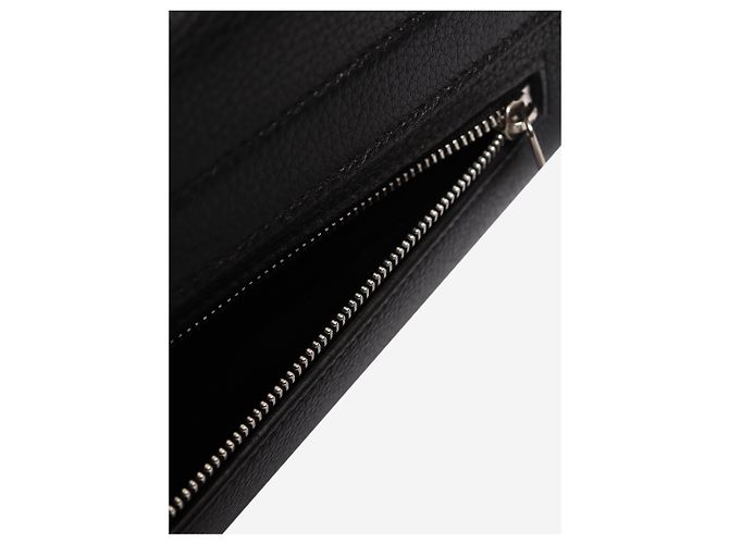 Trapèze Céline Borsa Trapeze in pelle e camoscio nera - vista 9