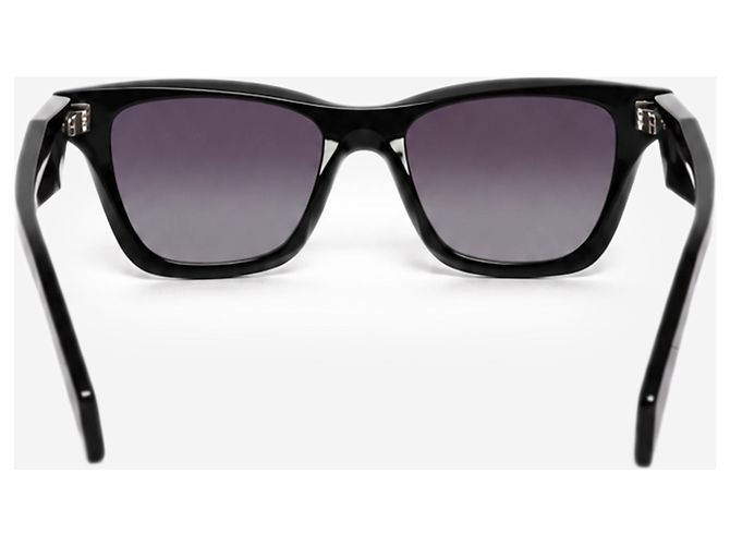 Prada Gafas de sol cat-eye de acetato negro - vista 4