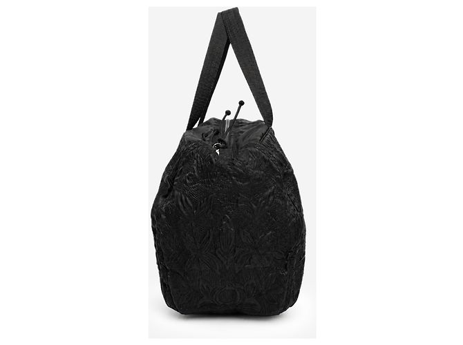 Autre Marque Borsa a mano nera ricamata - vista 3