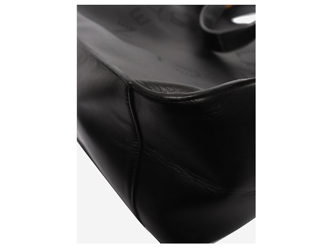 Stella Mc Cartney Borsa tote Alter Mat traforata con logo nera - vista 10
