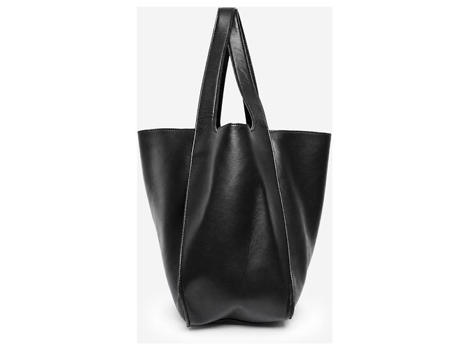 Stella Mc Cartney Borsa tote Alter Mat traforata con logo nera - vista 2