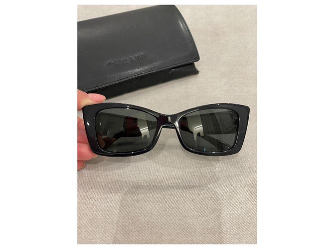 Gafas de sol Chanel Black Cat-Eye - vista 5