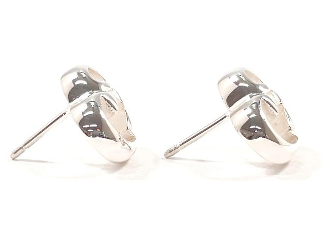 Orecchini Gucci Interlocking G Heart in Argento 925 - vista 4