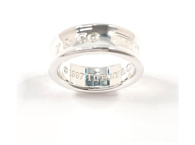 Autre Marque Tiffany & Co. 1837 Medium Band Ring aus Silber - Ansicht 3