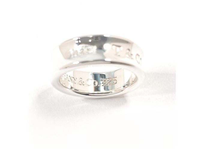 Autre Marque Tiffany & Co. 1837 Medium Band Ring aus Silber - Ansicht 4