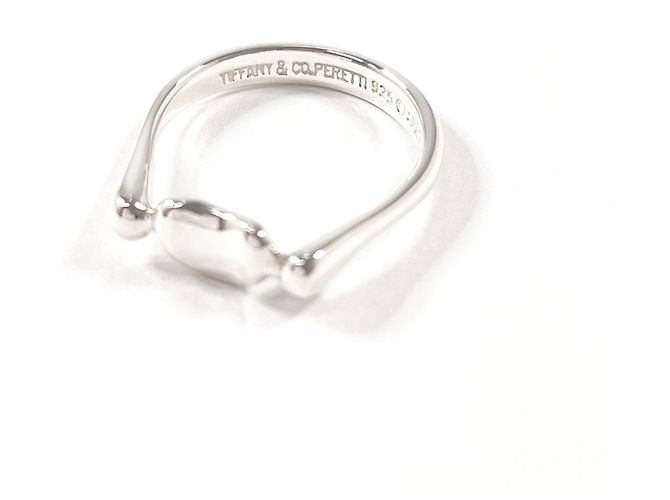 Autre Marque Anello Tiffany Bean Elsa Peretti in Argento 925 - vista 3