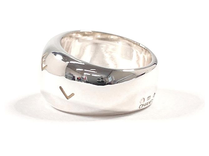 Anillo Banda Chanel Silver 925 - vista 4