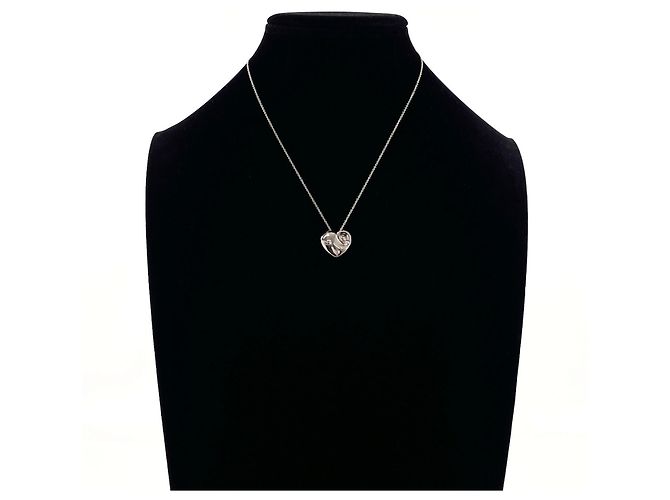 Autre Marque Collana Cuore Piegato in Argento Sterling Tiffany & Co. - vista 6