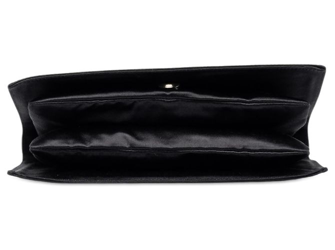 Borsa a mano Prada in raso nero - vista 3