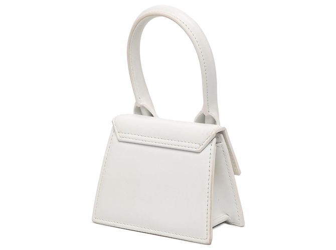 Jacquemus White Leather Le Chiquito - vista 2
