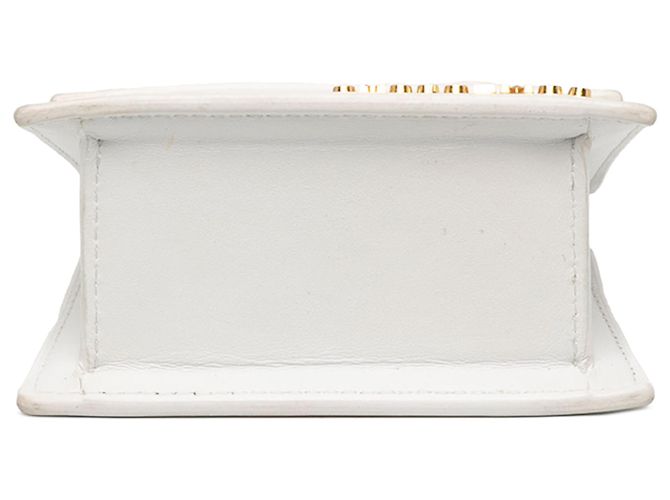 Jacquemus White Leather Le Chiquito - vista 3