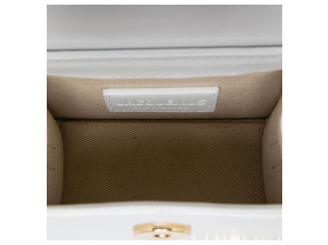 Jacquemus White Leather Le Chiquito - vista 4