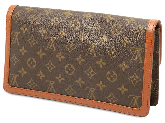Louis Vuitton Brown Monogram Pochette Dame GM - vista 2