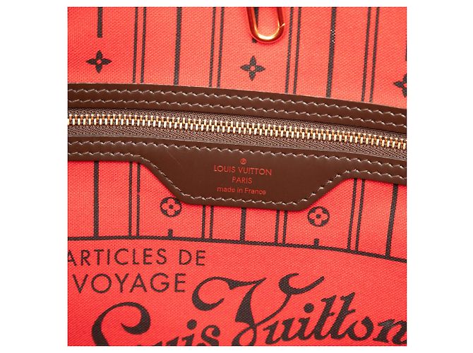 Louis Vuitton Brown Damier Ebene Neverfull MM - Ansicht 5
