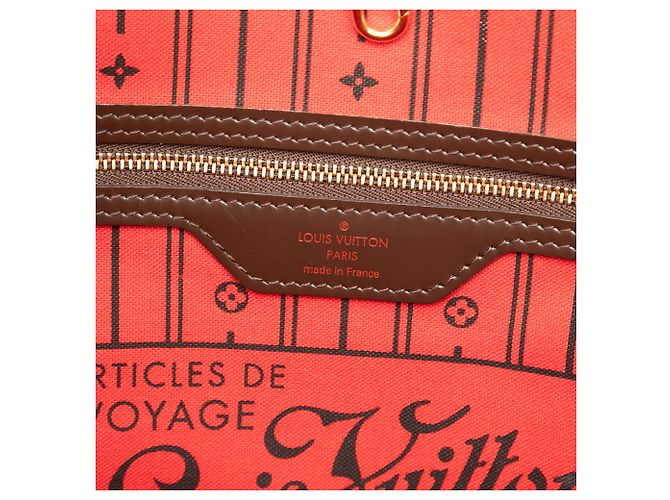 Louis Vuitton Brown Damier Ebene Neverfull MM - Ansicht 6