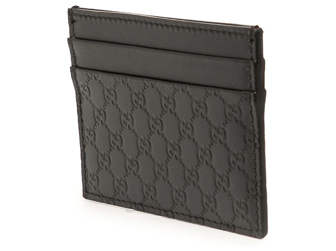 Tarjetero Gucci Black Microguccissima - vista 2