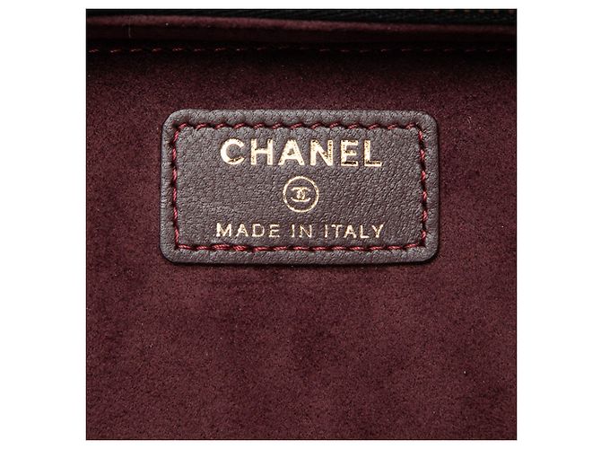 Étui à bijoux Chanel Black CC Quilted Lambskin Zip Around - vue 5