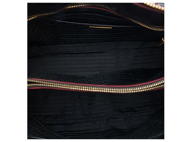 Borsa Prada Black Large Vernice Promenade Satchel - vista 4