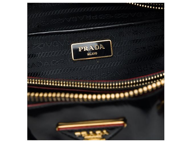 Borsa Prada Black Large Vernice Promenade Satchel - vista 5