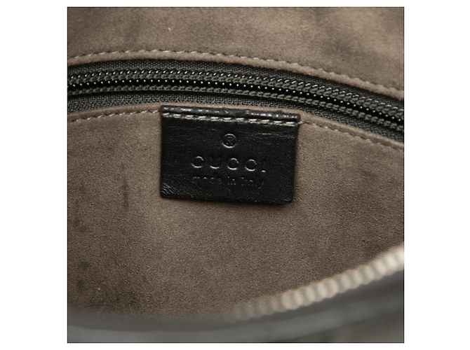 Borsa a tracolla Gucci Black Guccissima - vista 5
