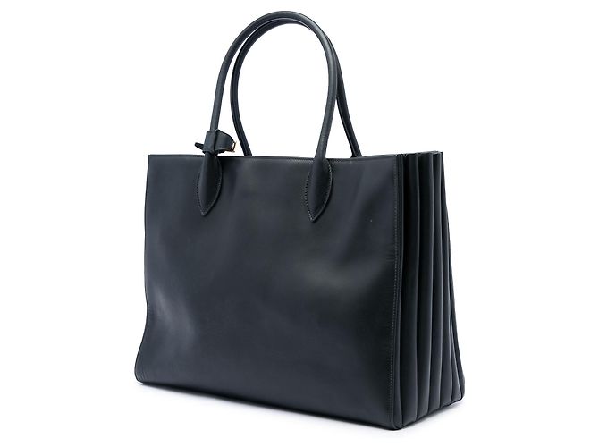Bibliothèque Borsa Satchel Prada Bibliotheque in pelle di vitello City nera Extra Large - vista 2