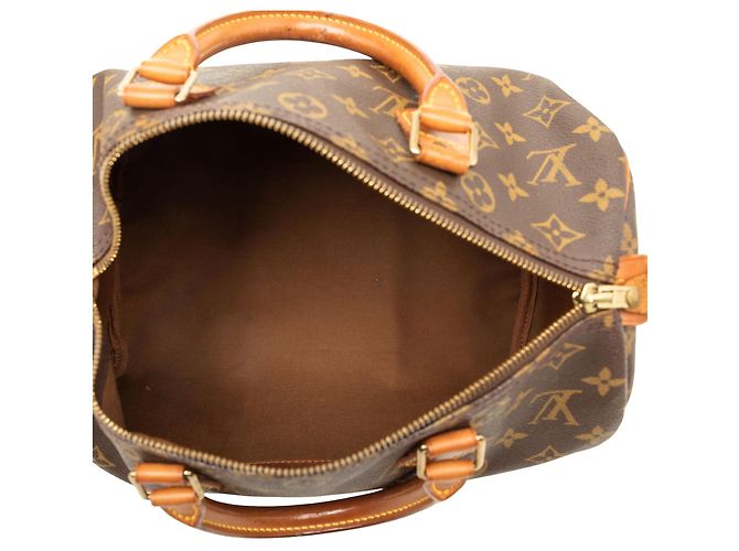Louis Vuitton Brown Monogram Speedy 30 - vista 4