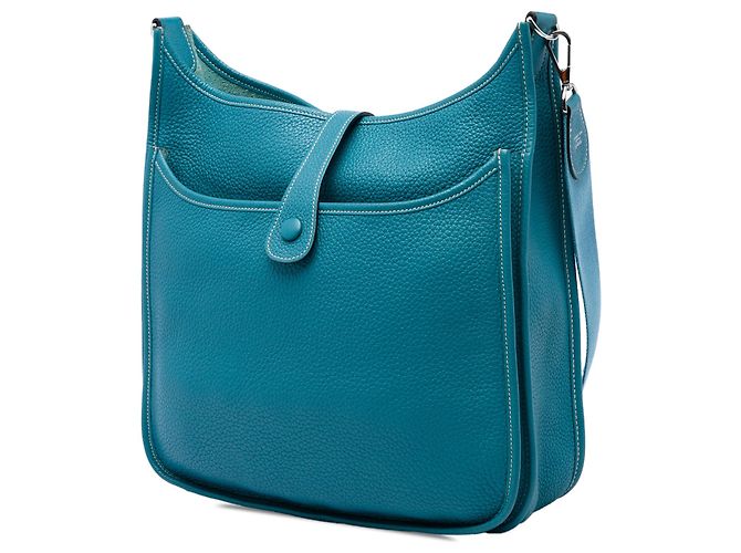 Hermès Blue Clemence Evelyne III GM - vista 2