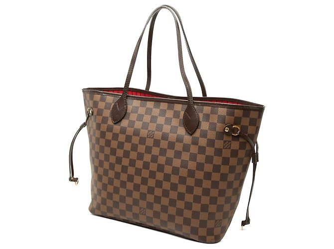 Louis Vuitton Brown Damier Ebene Neverfull MM - vista 2