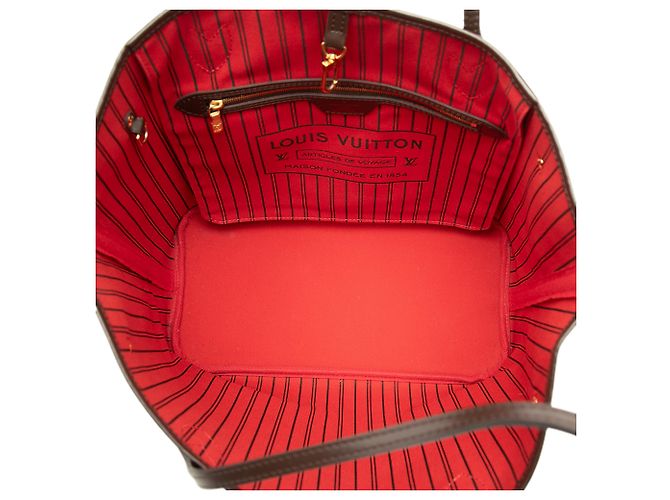Louis Vuitton Brown Damier Ebene Neverfull MM - vista 4
