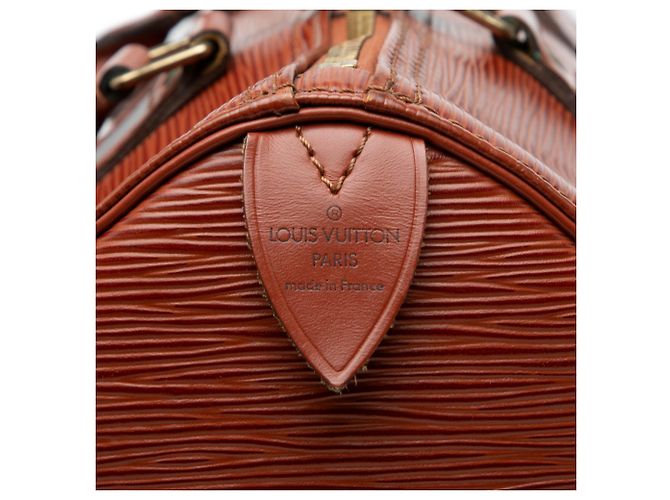 Louis Vuitton Brown Epi Speedy 30 - vista 5