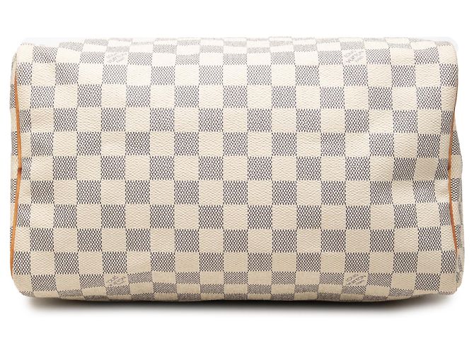 Louis Vuitton White Damier Azur Speedy 30 - vista 3
