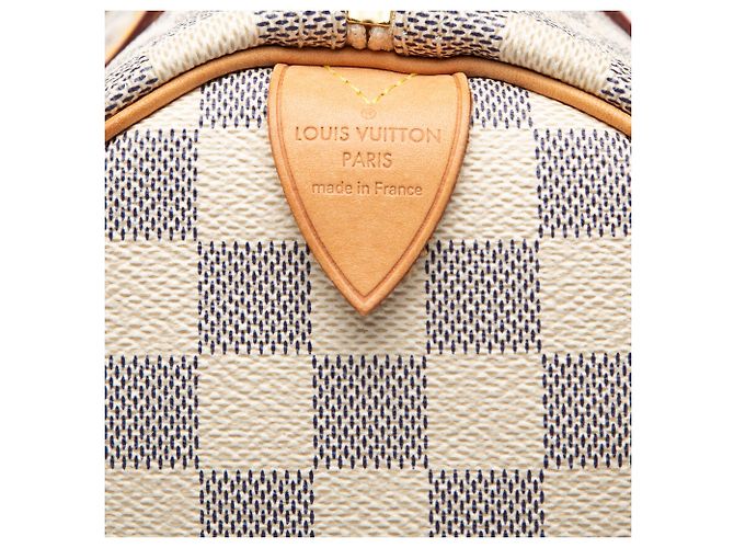 Louis Vuitton White Damier Azur Speedy 30 - vista 5