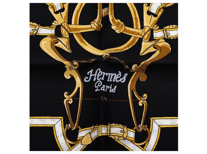 Hermès Black L Instruction du Roy Seidentuch 45 - Ansicht 5