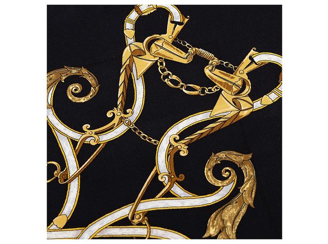 Hermès Black L Instruction du Roy Seidentuch 45 - Ansicht 6