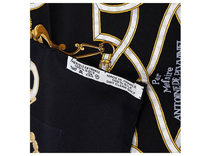 Hermès Black L Instruction du Roy Seidentuch 45 - Ansicht 7