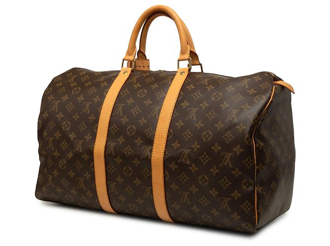 Louis Vuitton Brown Monogram Keepall 50 - vista 2