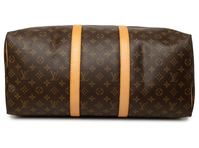 Louis Vuitton Brown Monogram Keepall 50 - vista 3