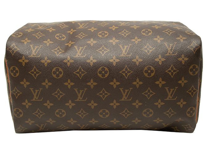 Louis Vuitton Brown Monogram Speedy 35 - vista 3