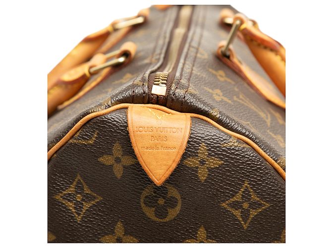 Louis Vuitton Brown Monogram Speedy 35 - vista 5