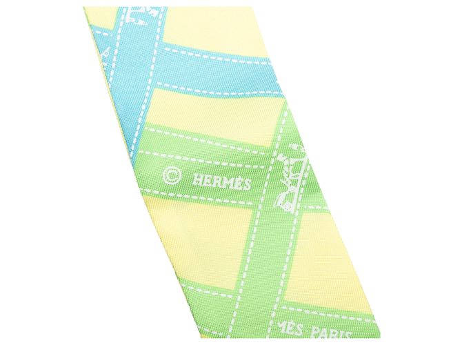 Hermès Yellow Bolduc Seidentuch Twilly - Ansicht 3