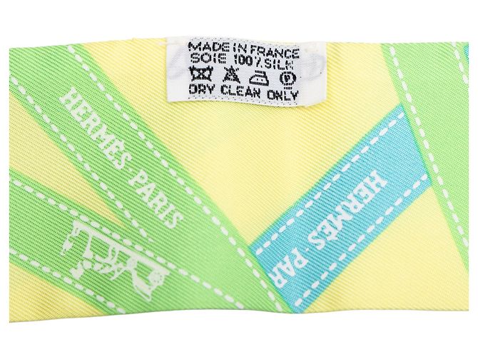 Hermès Yellow Bolduc Seidentuch Twilly - Ansicht 4