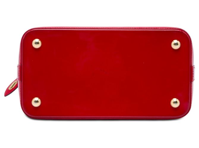 Louis Vuitton Red Monogram Vernis Lockit PM - vista 3