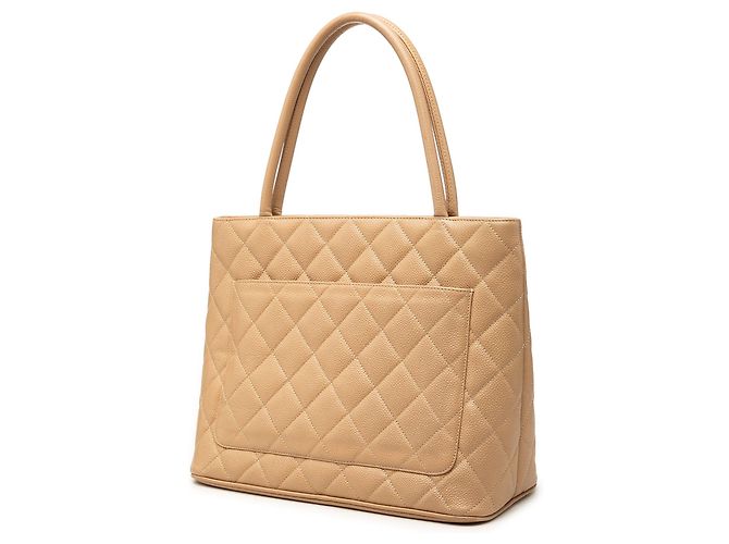 Chanel Beige Caviar Medallion Tote - Ansicht 2