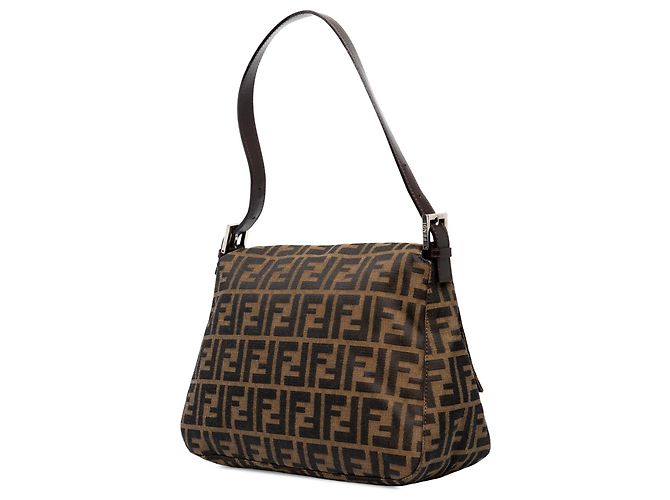 Fendi Brown Zucca Canvas Mamma Forever - vista 2