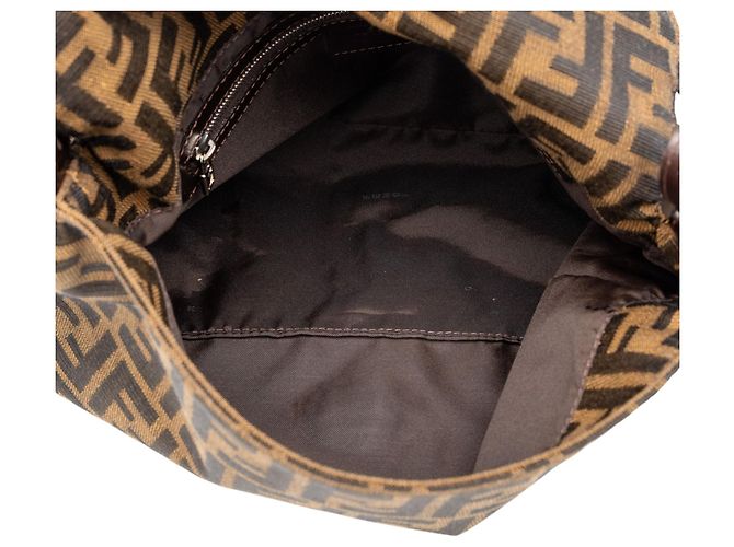 Fendi Brown Zucca Canvas Mamma Forever - vista 4
