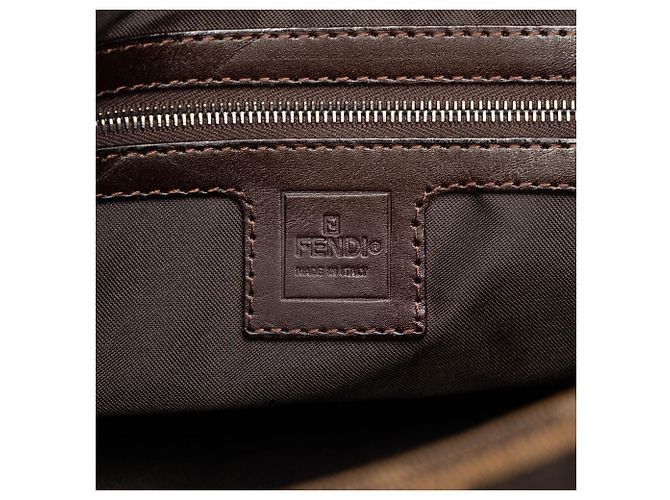 Fendi Brown Zucca Canvas Mamma Forever - vista 5