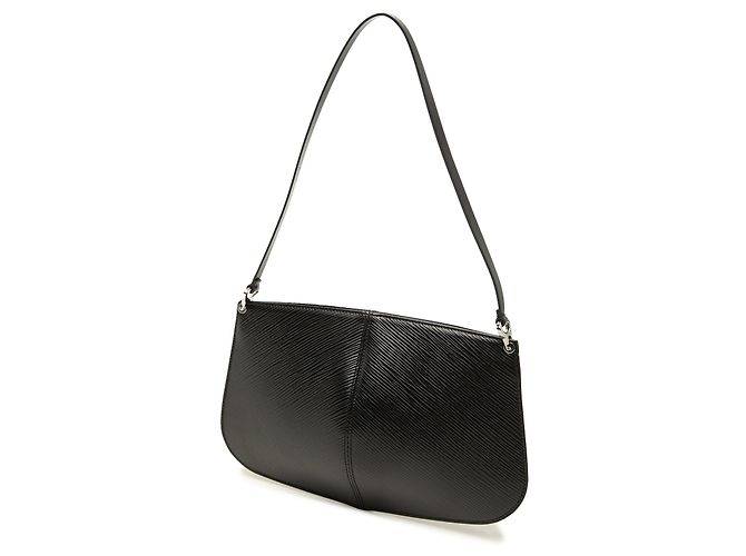 Louis Vuitton Black Epi Demi Lune Pochette - vista 2