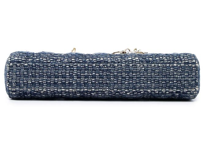 Dior Blue Medium Tweed Cannage Lady D Joy - Ansicht 3